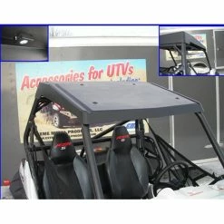 EMP Cooter Brown RZR Roof With LED Dome Light In Black