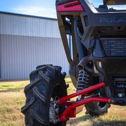 APEXX Lower Arched Radius Bar Polaris RZR PRO XP Spherical Bearings Installed -ITP tire-shop APEXX install radius L 1