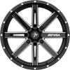 M41 Boxer 16x7 Gloss Black Milled +10MM 4/156 -ITP tire-shop Boxer Front L 1