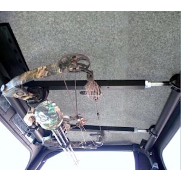 Quick-Draw Overhead Bow Rack - Double Bar - UTV's With 28''-35'' Rollbar Depth 3 Quick-Draw Overhead Bow Rack - Double Bar - UTV's With 28''-35'' Rollbar Depth