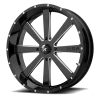 MSA M34 Flash 18x7 Gloss Black Milled