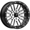M37 Brute BL 16x7 Gloss Black Machined +10MM 4/137 -ITP tire-shop M37 Brute BL Front GBM L