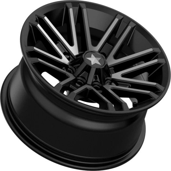 M40 Rogue 14x7 Satin Black With Titanium Tint +10MM 4/137 4 M40 Rogue 14x7 Satin Black With Titanium Tint +10MM 4/137 - Image 2