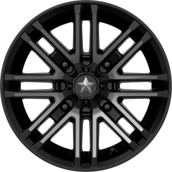 M40 Rogue 14x7 Satin Black With Titanium Tint +10MM 4/156 -ITP tire-shop M40 Front L 4