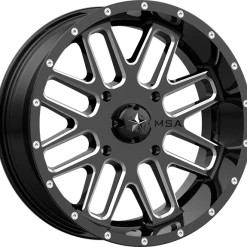 M35 Bandit 20x7 Gloss Black Milled 4/137 -ITP tire-shop MA 350 4 L 3