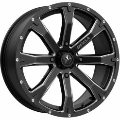 M42 Bounty 14x7 4/110 Satin Black Milled +10 Wheel 8 M42 Bounty 14x7 4/110 Satin Black Milled +10 Wheel -ITP tire-shop MA M42 04710 4 L