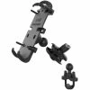 RAM Quick-Grip XL Phone Mount With Handlebar U-Bolt Base -ITP tire-shop RAM B 149Z A PD4U 2 L