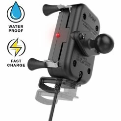 RAM Tough-Charge Waterproof Wireless Charging Motorcycle Mount -ITP tire-shop RAM B 149Z A UN12W V7M 4 L