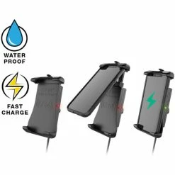 RAM Quick-Grip Waterproof Wireless Charging Handlebar Mount