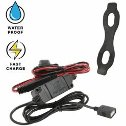 RAM Quick-Grip Waterproof Wireless Charging Handlebar Mount -ITP tire-shop RAM B 149Z A UN14W V7M 6 L