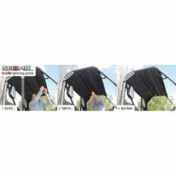 Seizmik Soft Rear Windshield & Soft Top Kit- Polaris Full Size Round Tube Ranger -ITP tire-shop SZK 18044 6 L